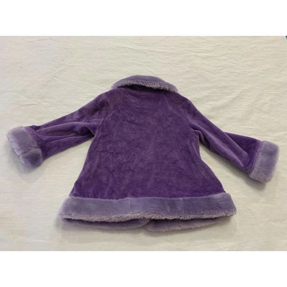 FIRST IMPRESSIONS GIRLS VELOUR JACKET SIZE 12 MONTHS